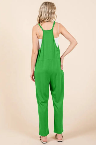 Culture Code Full Size Sleeveless Jumpsuit with Pockets - Trendsi - Jumpsuits & Rompers