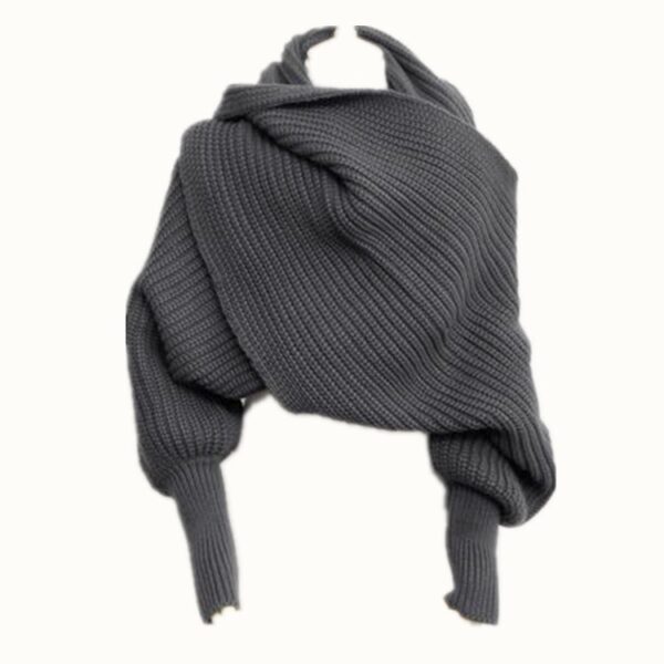 Wool Scarf - Cozy Knitted Winter Accessory - Image 4