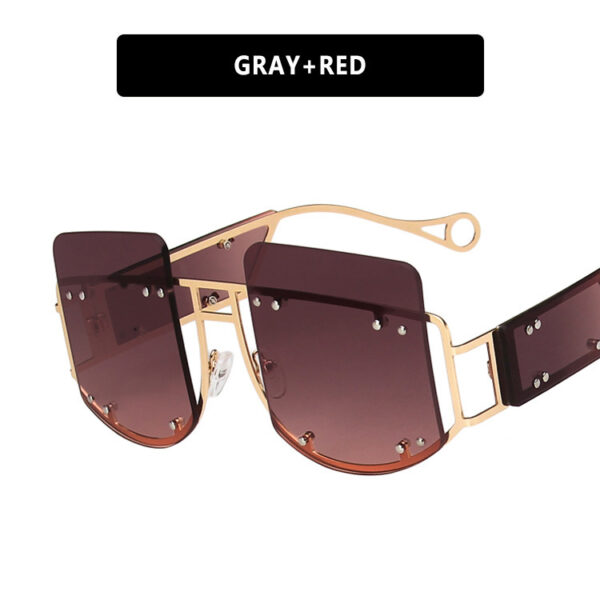 Personalized Sunglasses Hip Hop Fashion Trend Sunglasses - Image 8