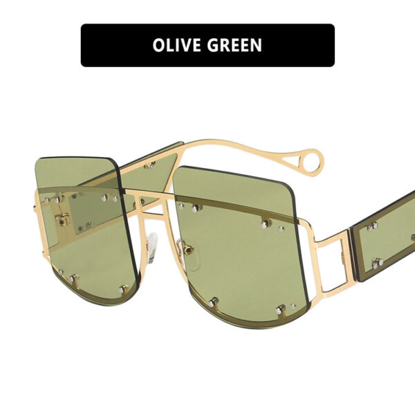 Personalized Sunglasses Hip Hop Fashion Trend Sunglasses - Image 4