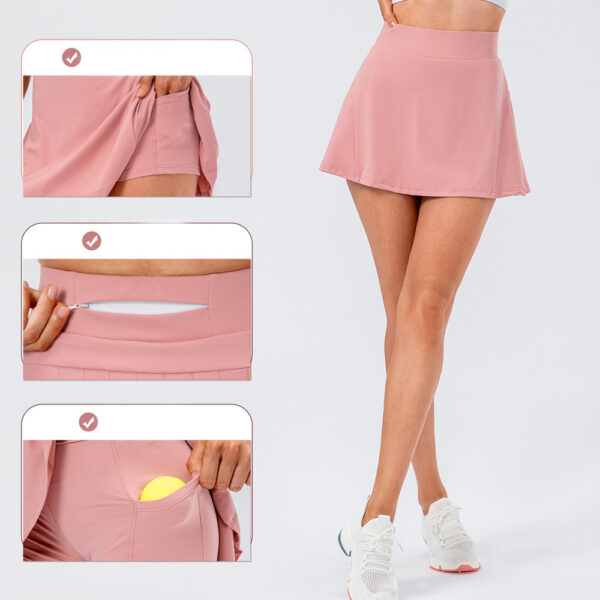 High Quality Tennis Skirt With Zipped Pocket - Image 5