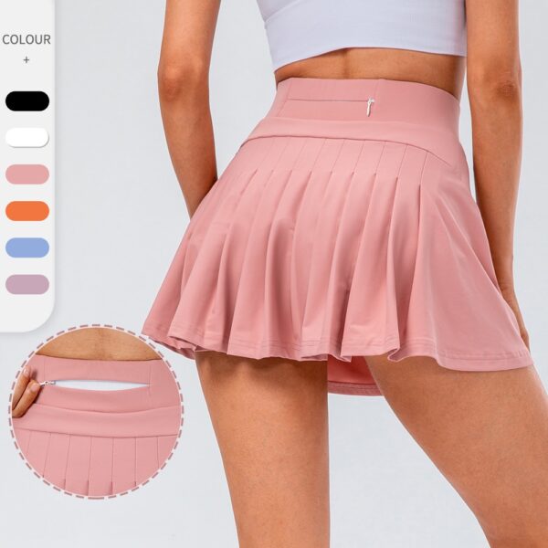 High Quality Tennis Skirt With Zipped Pocket - Image 8