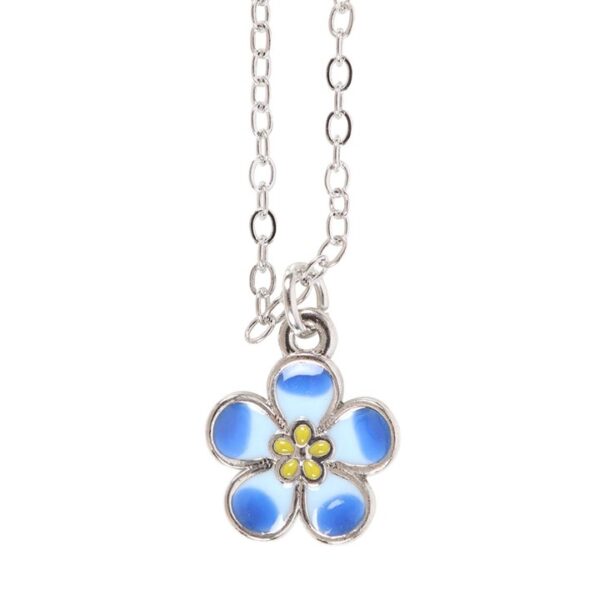 Forget-Me-Not Flower Necklace On Greeting Card - Image 5