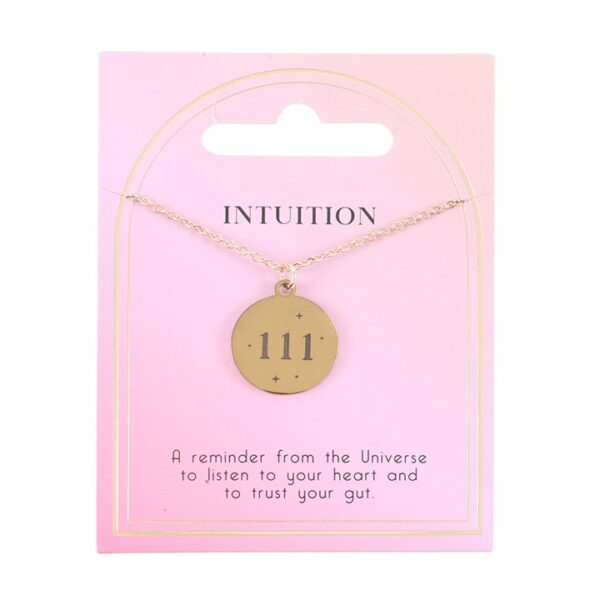 111 Angel Number Intuition Necklace - Image 2