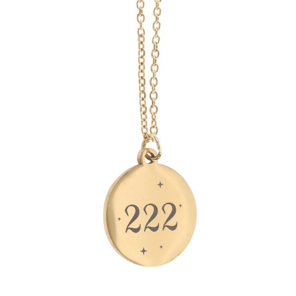 222 Angel Number Alignment Necklace - Image 4