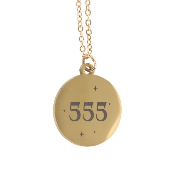 555 Angel Number Change Necklace - Image 4