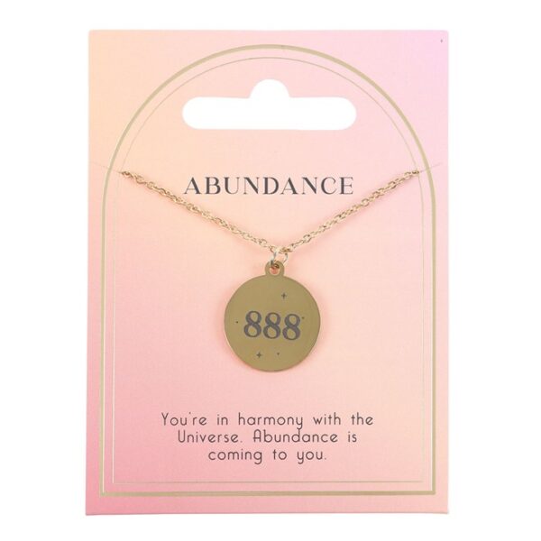 888 Angel Number Abundance Necklace - Image 2