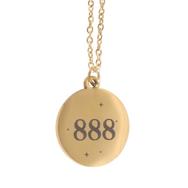 888 Angel Number Abundance Necklace - Image 4