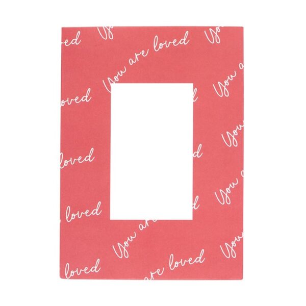 You Are Loved Heart Pendant Necklace Card - Image 4