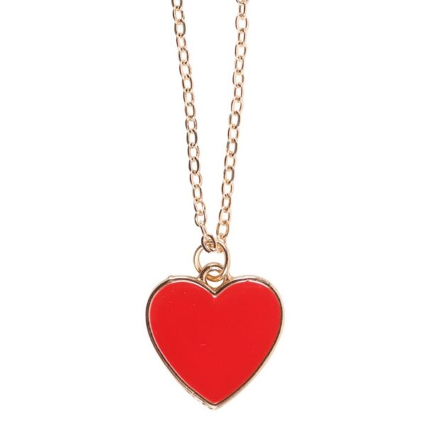 Bestie Enamel Heart Necklace Greeting Card - Image 5