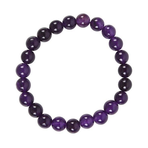 Third Eye Chakra Amethyst Gemstone Bracelet - Image 3