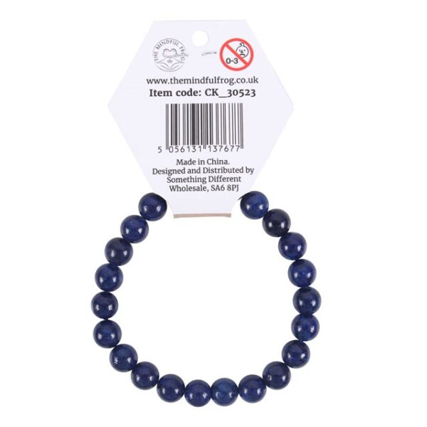 Throat Chakra Lapis Lazuli Gemstone Bracelet - Image 2