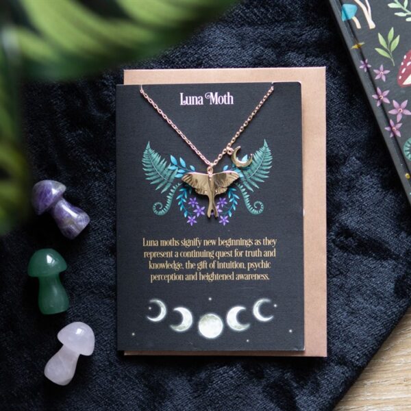 Luna Moth Necklace Card - Image 5