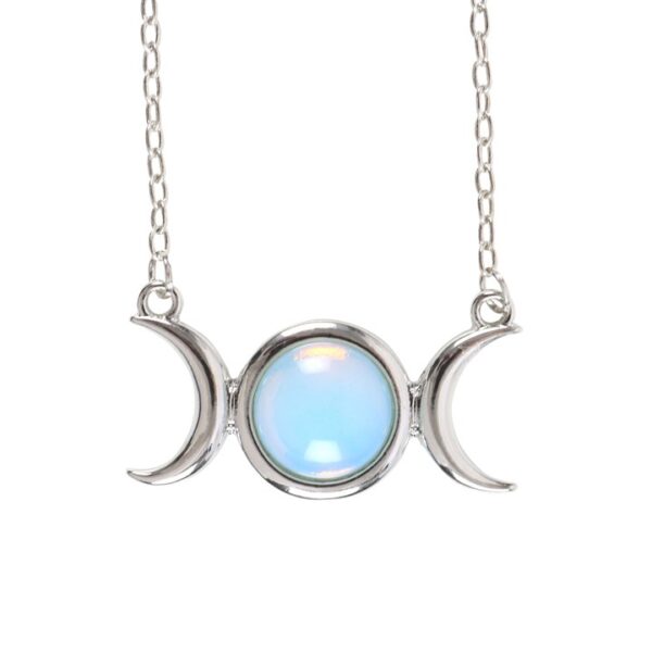 Opalite Triple Moon Necklace Card - Image 3