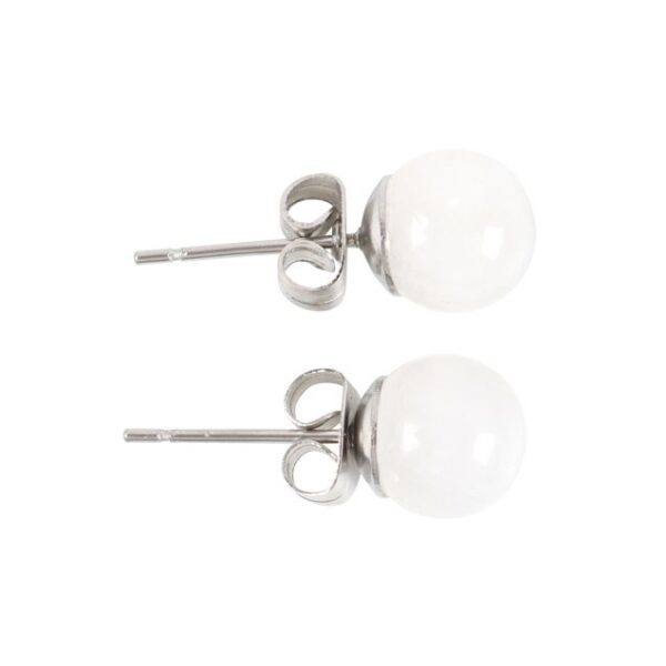 Clear Quartz Semi Precious Crystal Earrings - Image 3