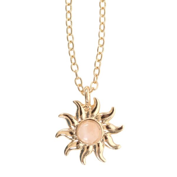 The Sun Celestial Rose Quartz Necklace Card - Image 3