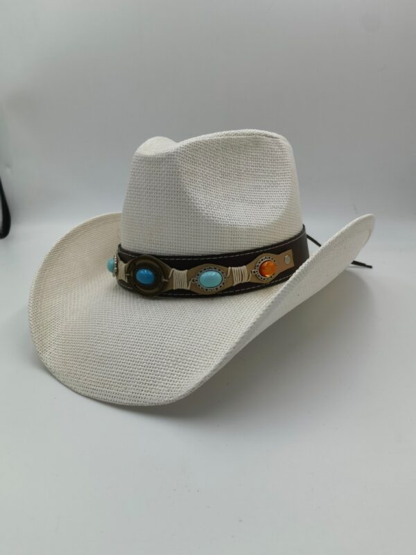 Summer Outdoor Ethnic Style Fedora Hat West - Image 5